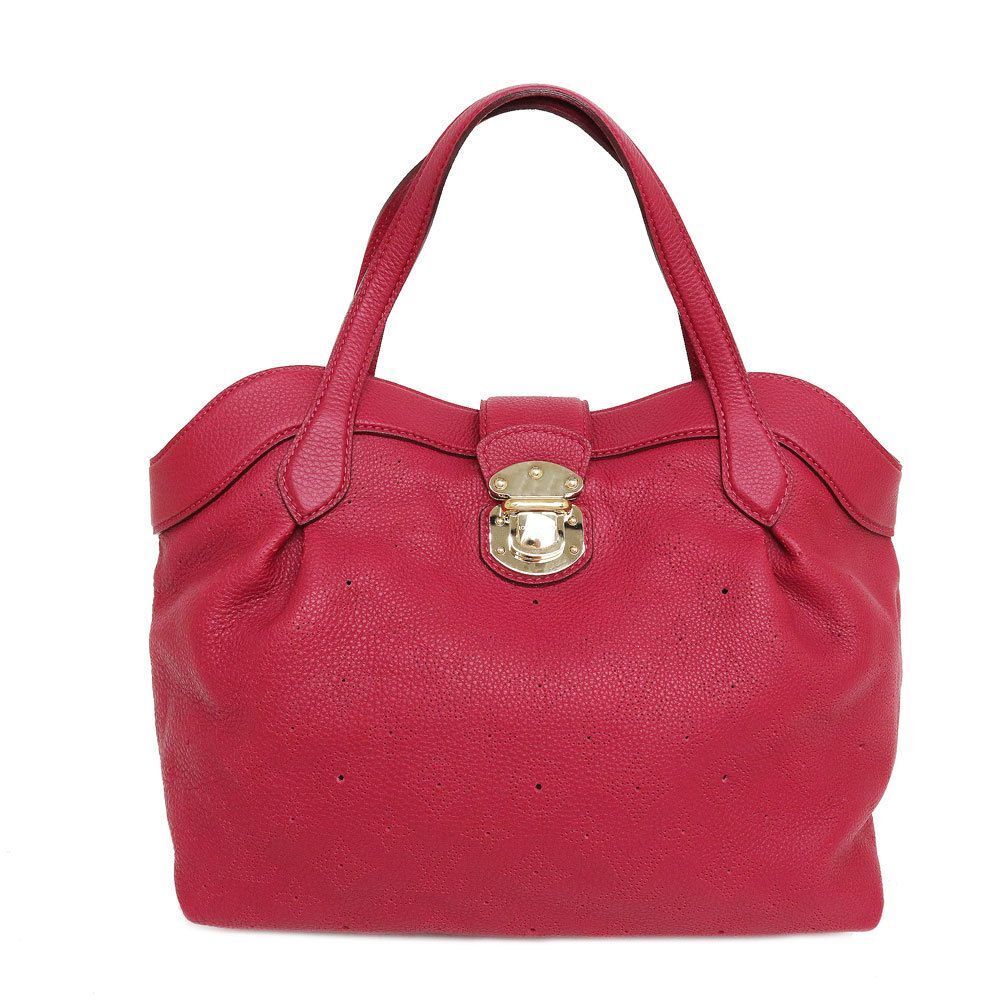 Louis Vuitton Mahina Leather Cirrus PM Shoulder Bag Red